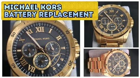 michael kors men's watch battery replacement|michael kors authorized watch repair.